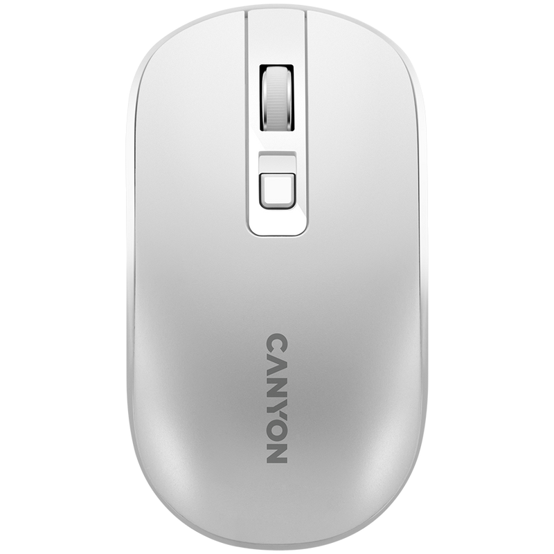 CANYON Mysz bezprzewodowa MW-18 Akumulator Perłowa Biała-1