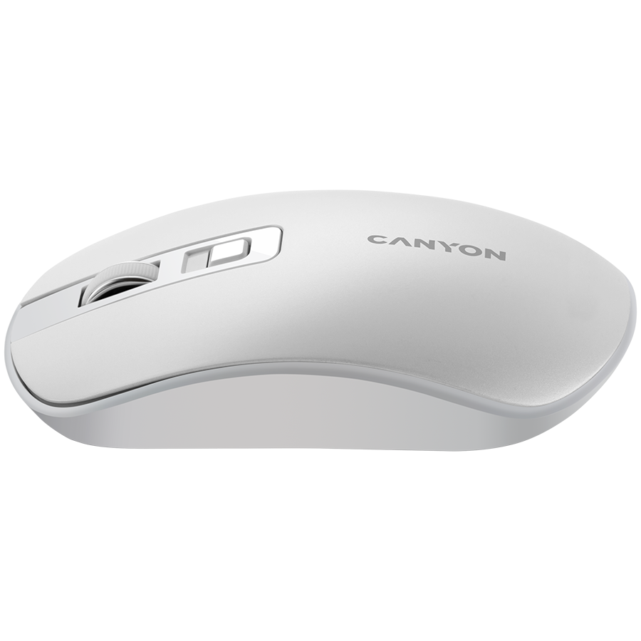 CANYON Mysz bezprzewodowa MW-18 Akumulator Perłowa Biała-2