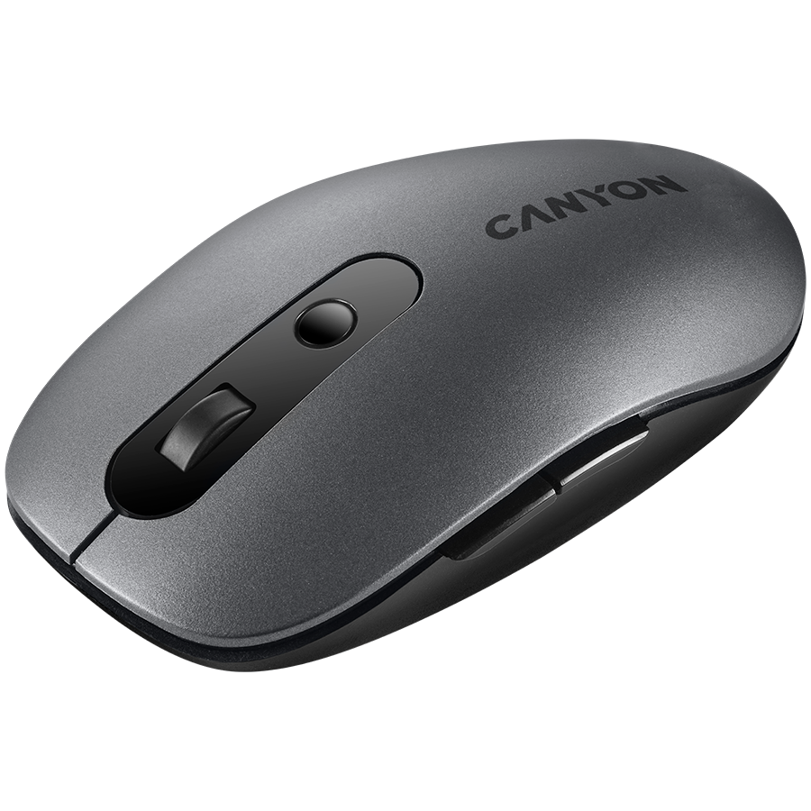 CANYON Mysz bezprzewodowa MW-9 Dwa Tryby Szara