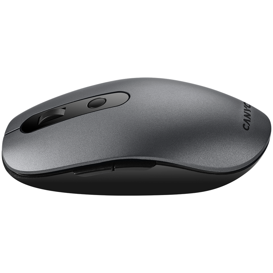 CANYON Mysz bezprzewodowa MW-9 Dwa Tryby Szara