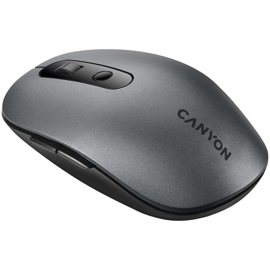 CANYON Mysz bezprzewodowa MW-9 Dwa Tryby Szara