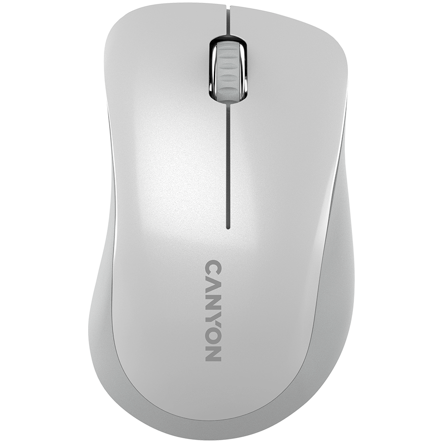 CANYON Mysz bezprzewodowa MW-11 Biało - Szara