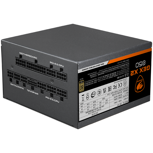 COUGAR Zasilacz, GEXX2 1000, 80 plus Gold, 1000W
