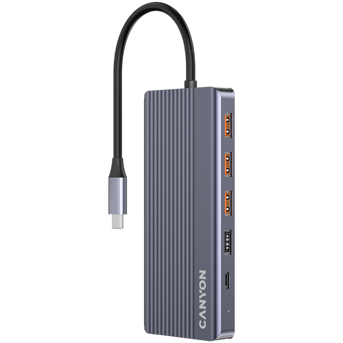 CANYON HUB DS-16 13 w 1 4k USB-C Szary
