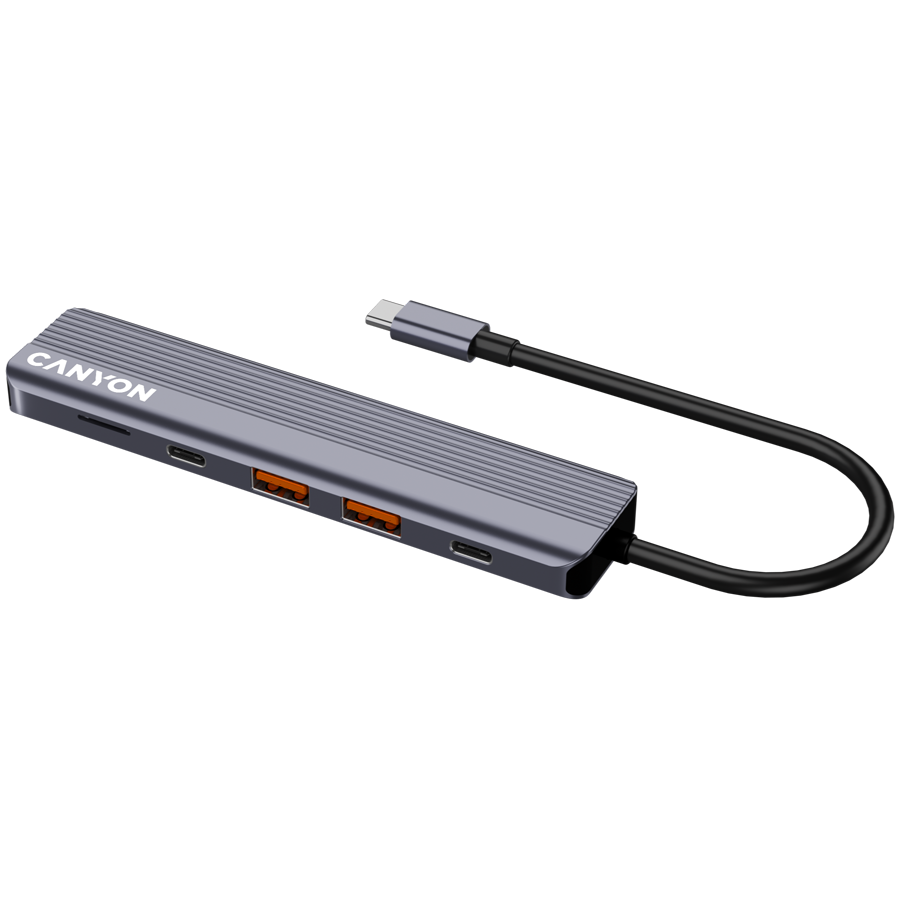 CANYON HUB DS-17 6 w 1 4k USB-C Szary-5