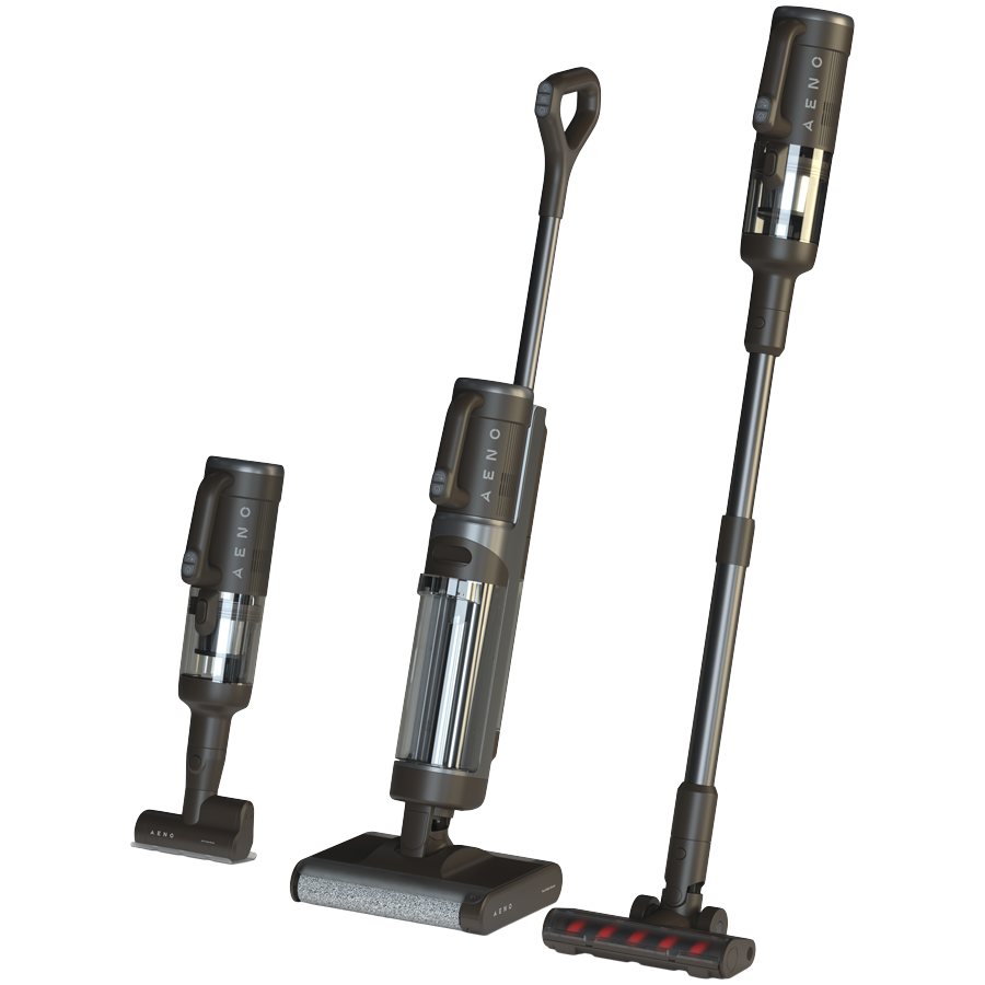 AENO TC1 Odkurzacz mop 2w1 LED 14kPa Samoczyszczenie Szary
