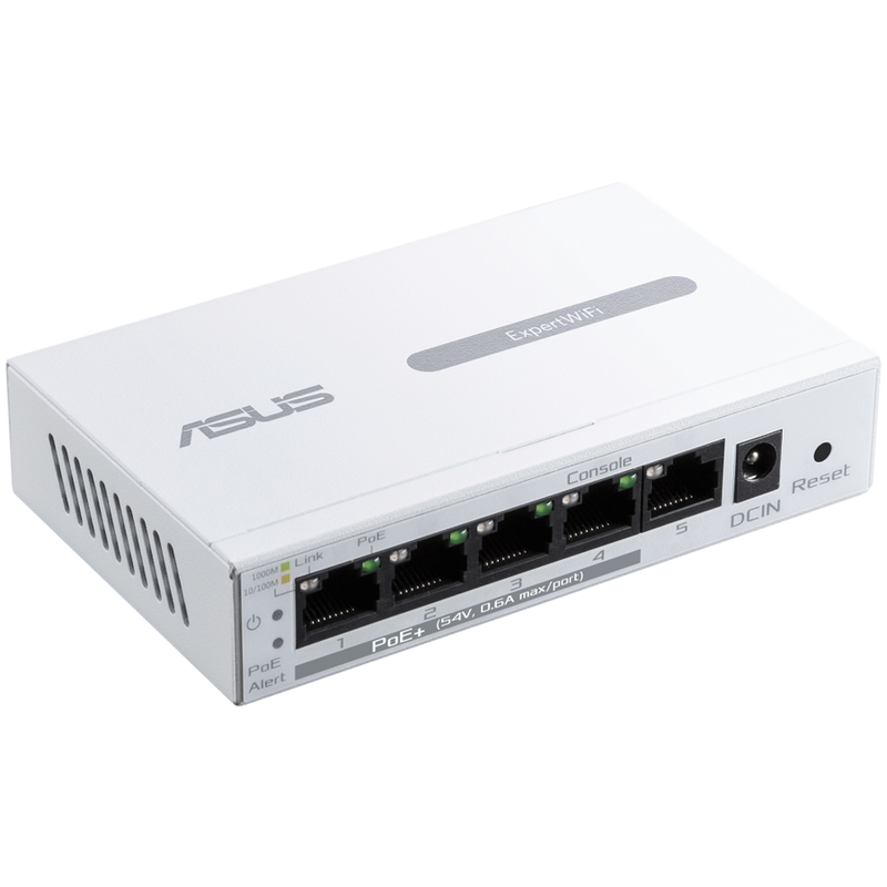 ASUS ExpertWiFi EBP15 5-Port GbE smart managed PoE+ switch, 4 PoE+ ports, 60W, Supports PoE priority setting, Perfect for PoE APs, IP Cameras, VoIP Phones, Centralized app management with ExpertWiFi router-7