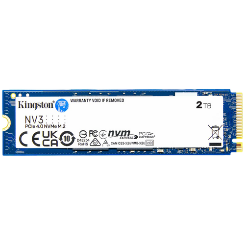 KINGSTON 2TB NV3 SSD M.2 2280 PCIe 4.0 NVMe