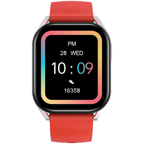 CANYON Smartwatch Chatter SW-58 BT-CALL Srebrno -Czerwony