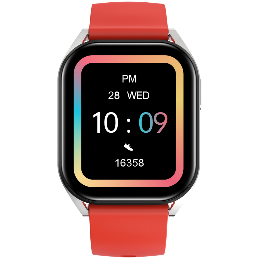 CANYON Smartwatch Chatter SW-58 BT-CALL Srebrno -Czerwony