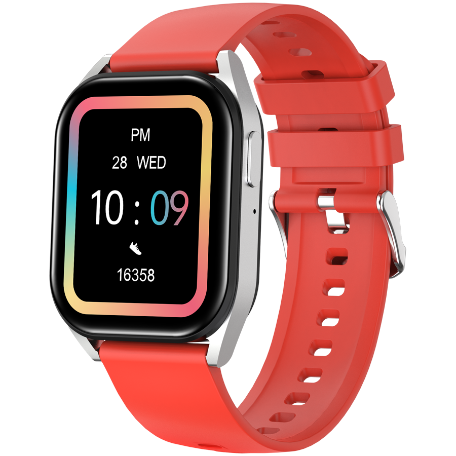 CANYON Smartwatch Chatter SW-58 BT-CALL Srebrno -Czerwony