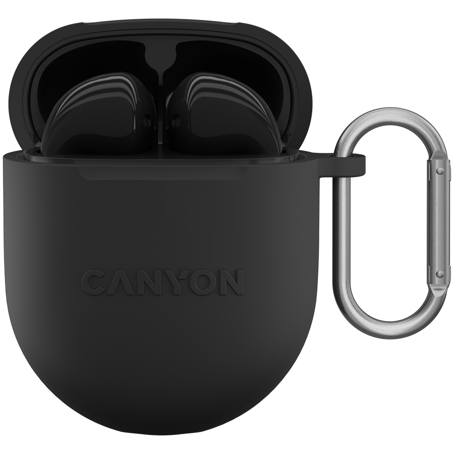 CANYON Słuchawki douszne TWS-6 Etui Czarne