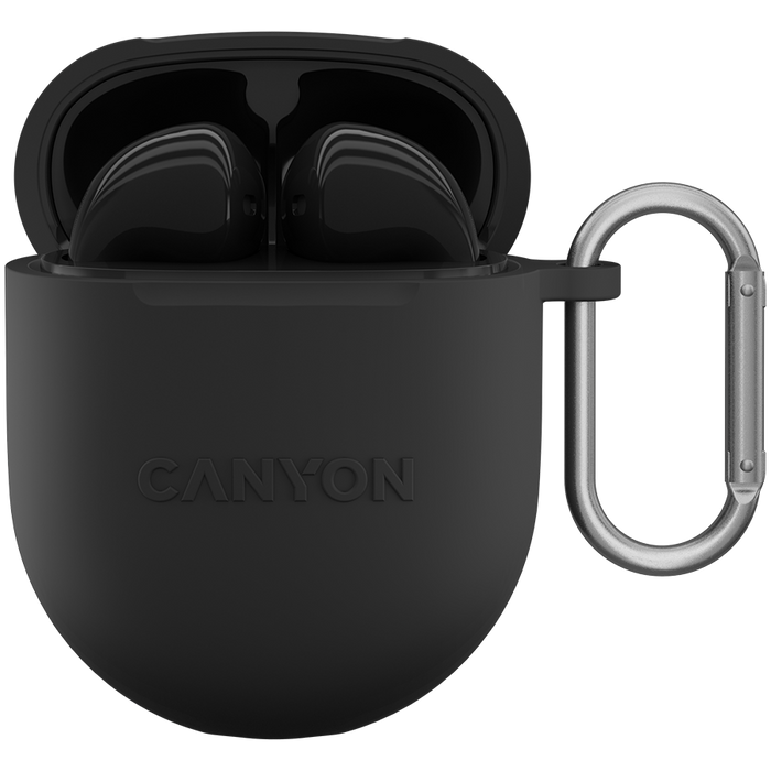 CANYON Słuchawki douszne TWS-6 Etui Czarne
