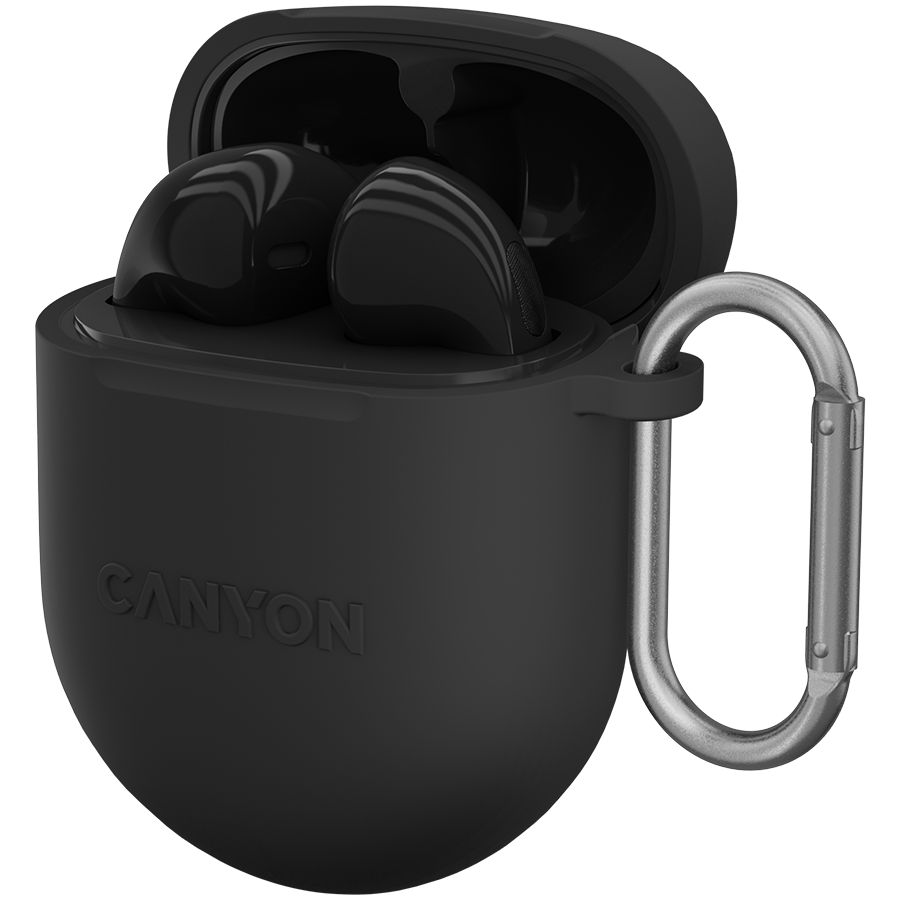 CANYON Słuchawki douszne TWS-6 Etui Czarne