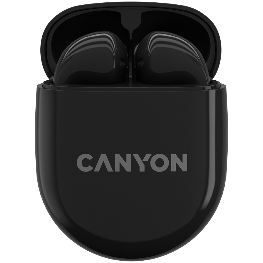 CANYON Słuchawki douszne TWS-6 Etui Czarne