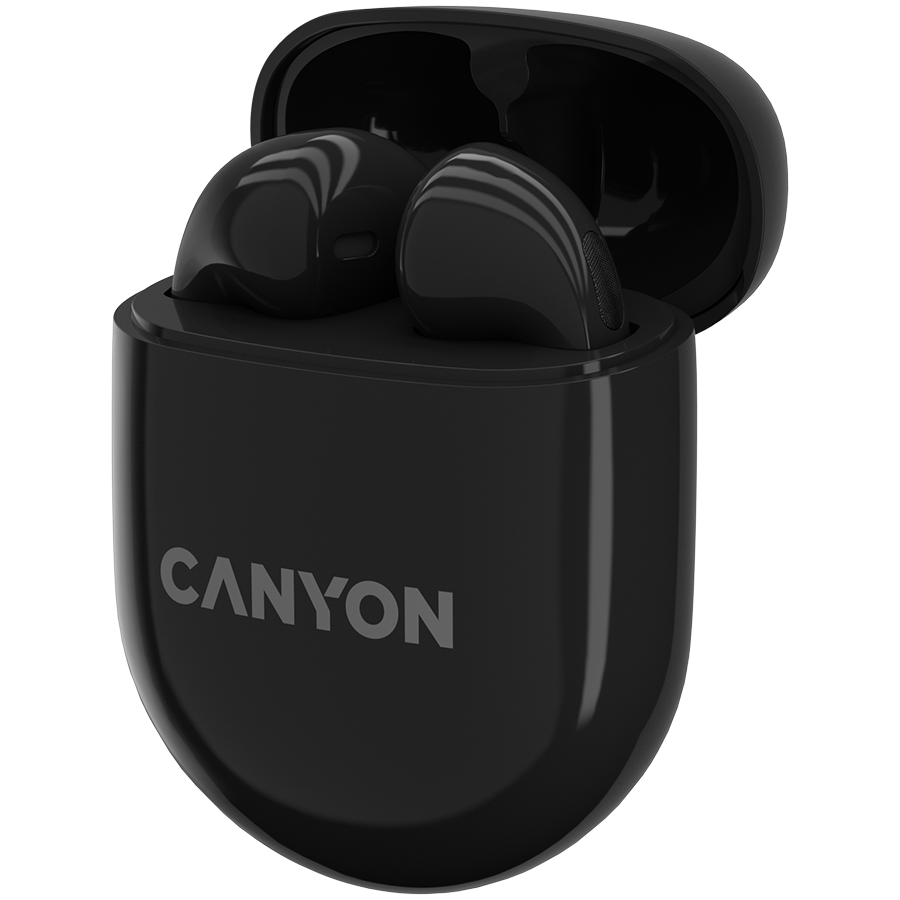 CANYON Słuchawki douszne TWS-6 Etui Czarne