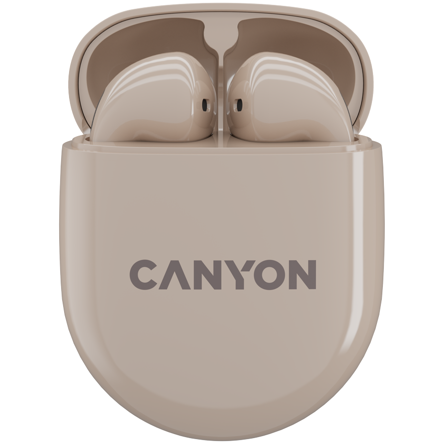 CANYON Słuchawki douszne TWS-6 Etui Beżowe