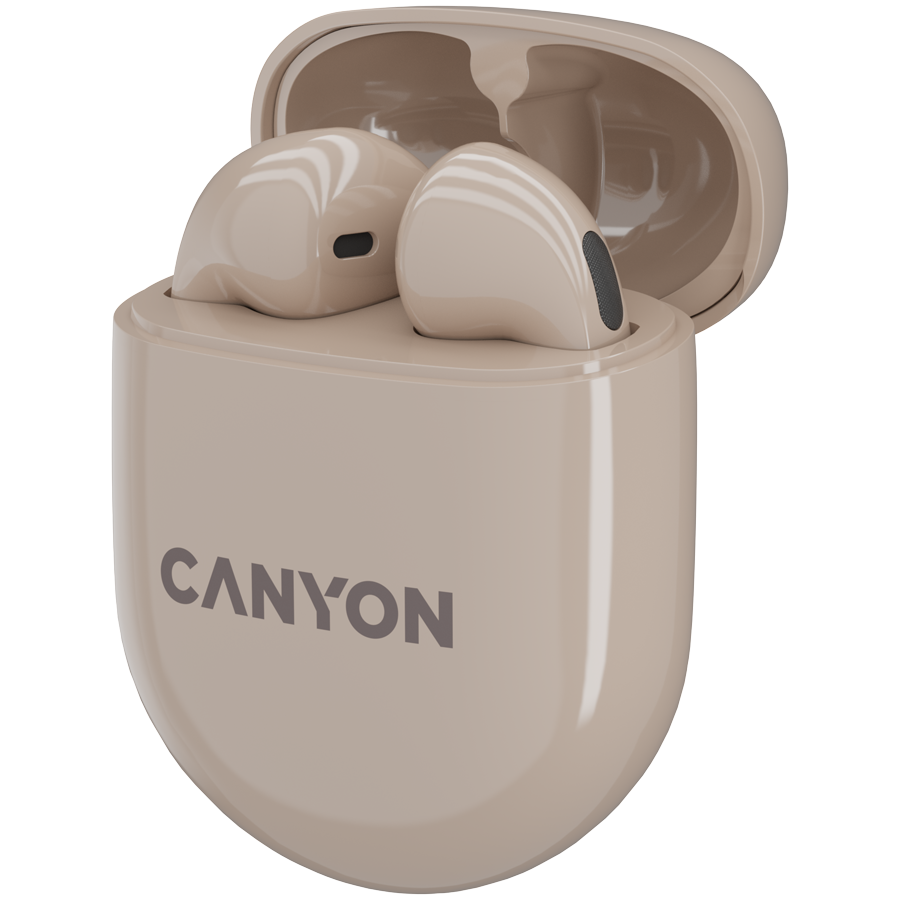 CANYON Słuchawki douszne TWS-6 Etui Beżowe