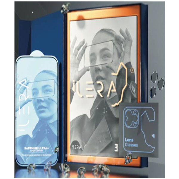 iLera Premium Sapphire Ultra + Corning Glass Szkło ochronne do iPhone 16 Pro Max-1