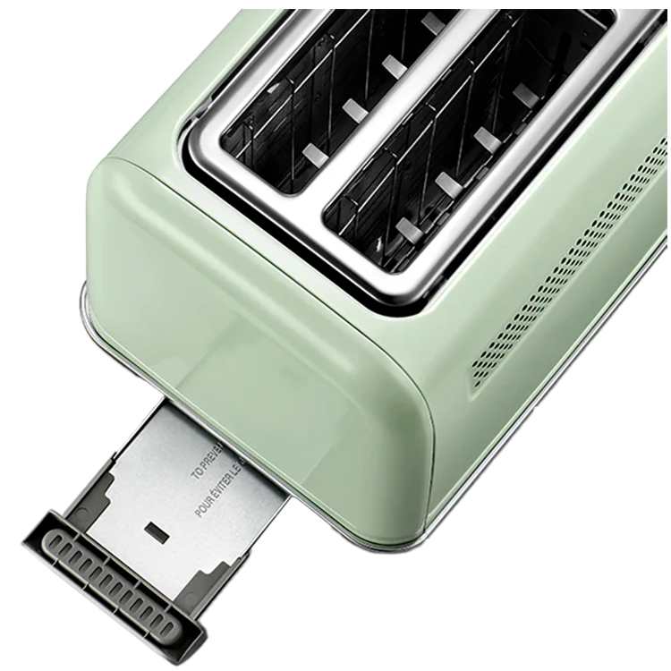 BUYDEEM Toster na 2 kromki, DT620E, Cozy Greenish, EU