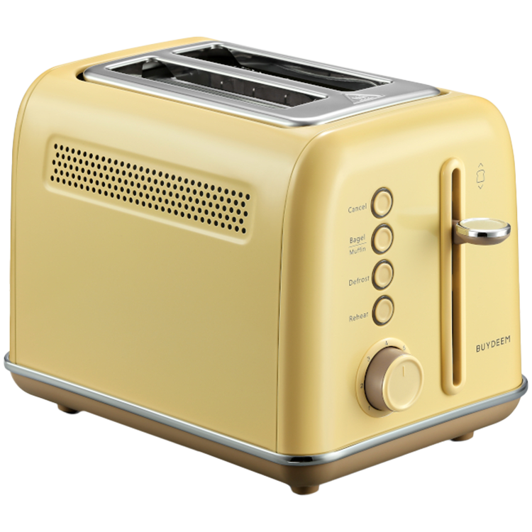 BUYDEEM Toster na 2 kromki, DT620E, Mellow Yellow, EU