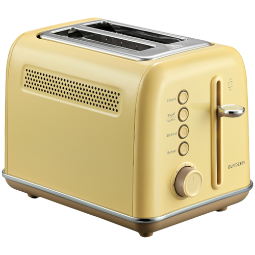 BUYDEEM Toster na 2 kromki, DT620E, Mellow Yellow, EU