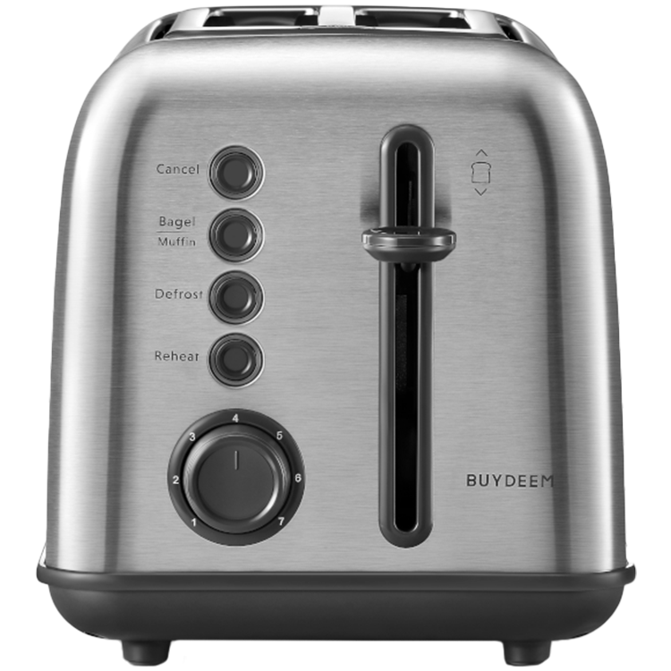 BUYDEEM Toster na 2 kromki, DT620E, Stainless Steel, EU-3