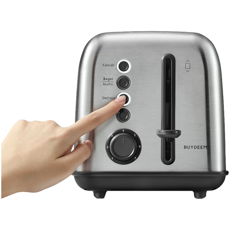 BUYDEEM Toster na 2 kromki, DT620E, Stainless Steel, EU-7