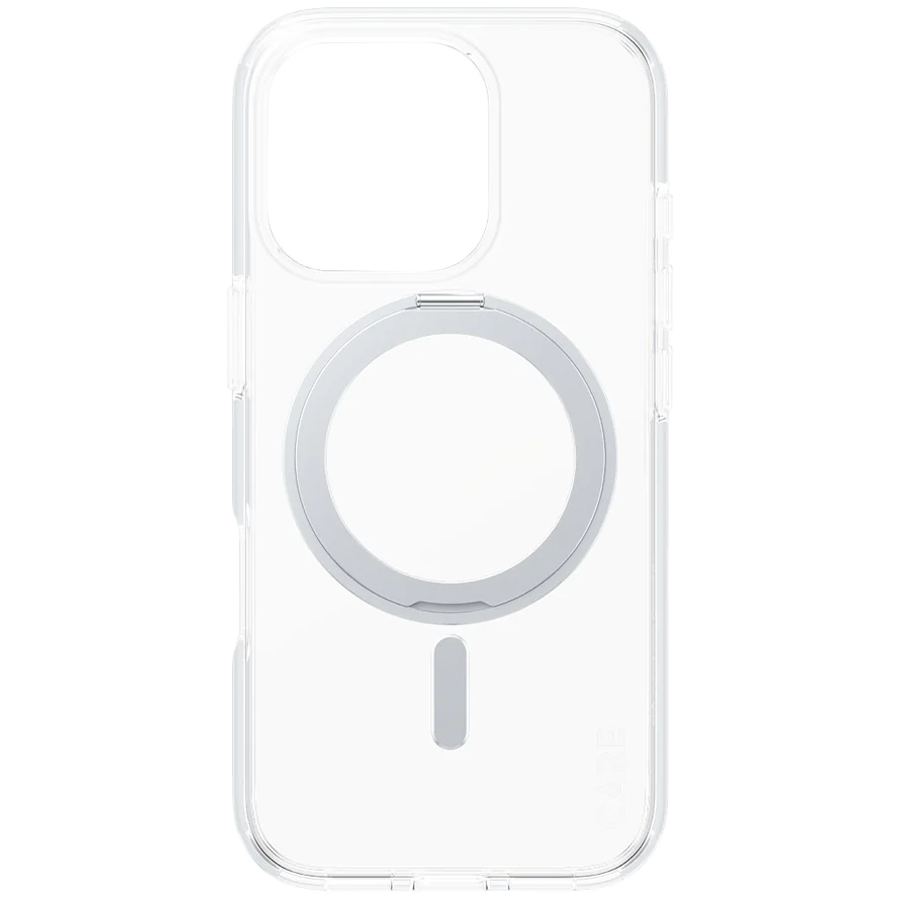 PANZERGLASS Feature Case Transparent w. Silver Kickstand & MagSafe iPhone 16 Pro