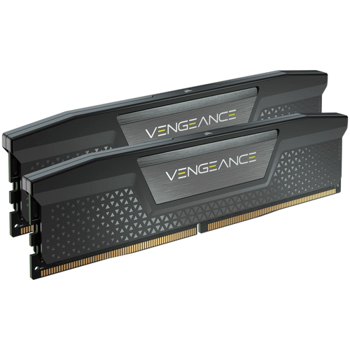 CORSAIR DDR5, 6400MT/s 32GB 2x16GB DIMM, 36-48-48-104, Std PMIC, XMP 3.0, VENGEANCE DDR5 Black Heatspreader, Black PCB, 1.4V