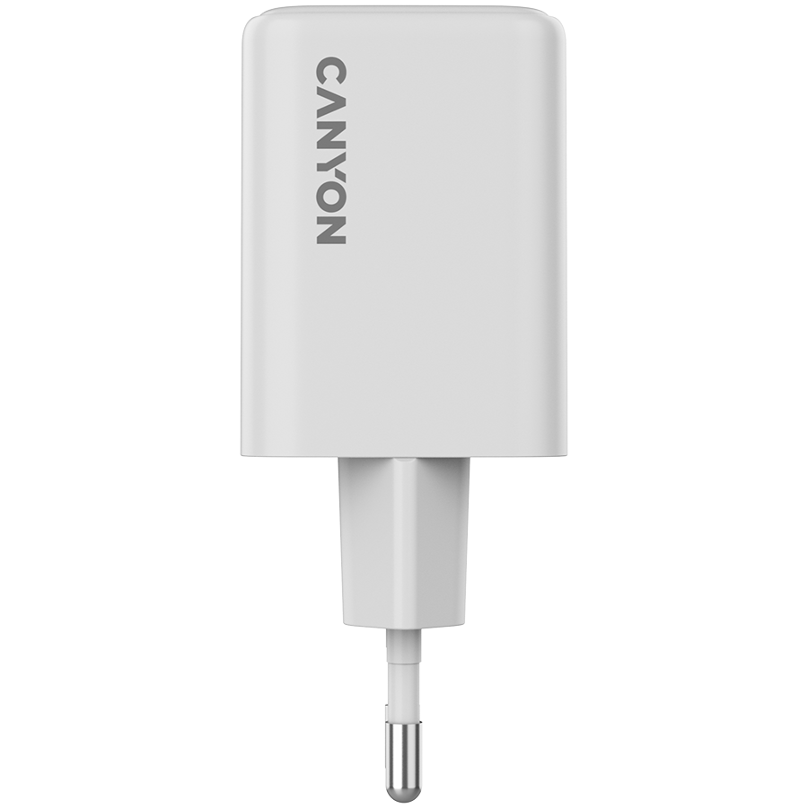 CANYON Ładowarka sieciowa CU45CC GaN 45W 2xPD EU Biała-2