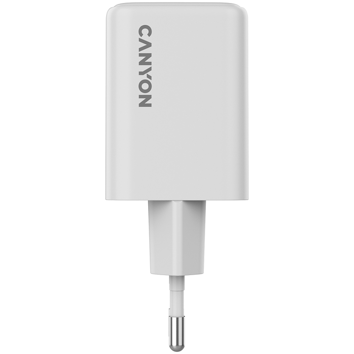 CANYON Ładowarka sieciowa CU45CC GaN 45W 2xPD EU Biała