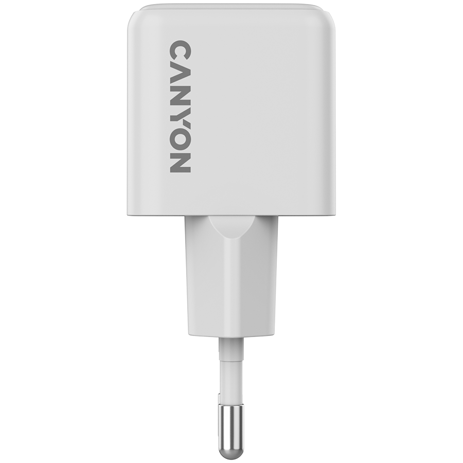CANYON Ładowarka sieciowa CU20C GaN 20W 1xPD EU Biała