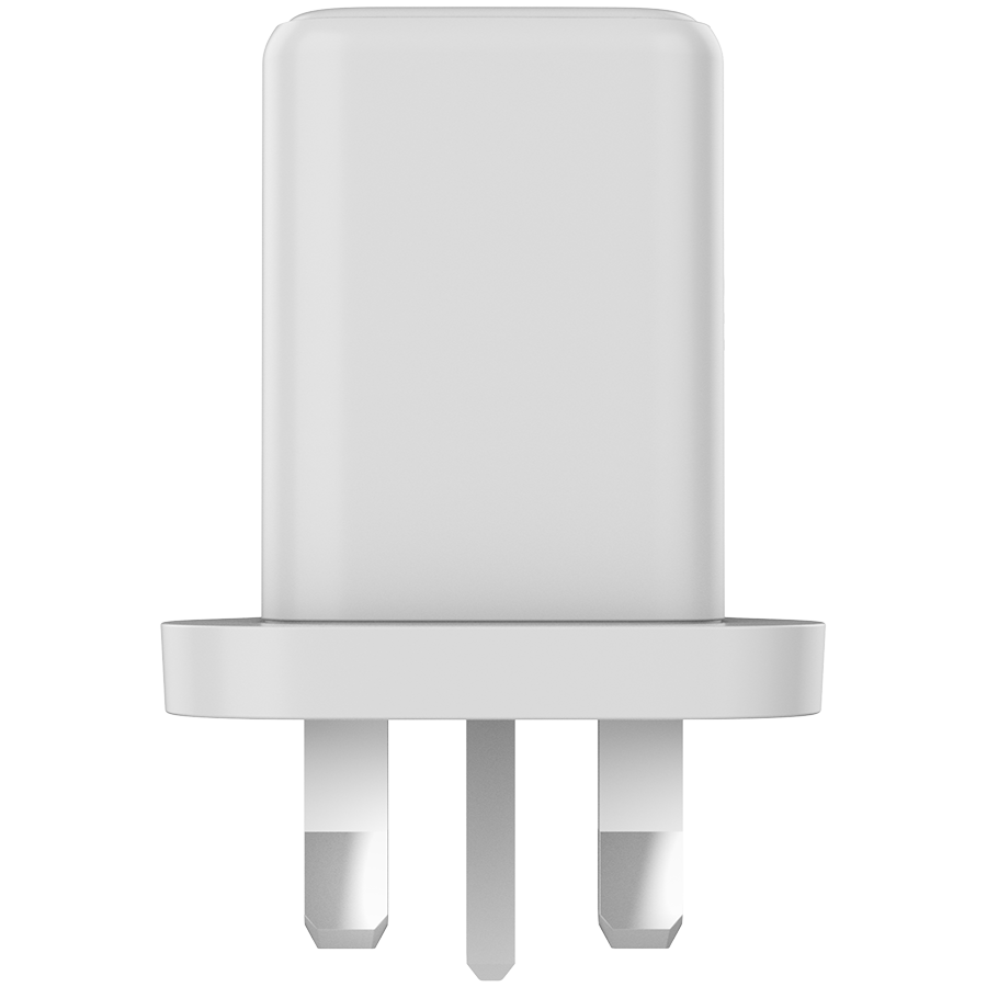 CANYON Ładowarka sieciowa CU45AC GaN 45W 1xPD 1xQC UK Biała