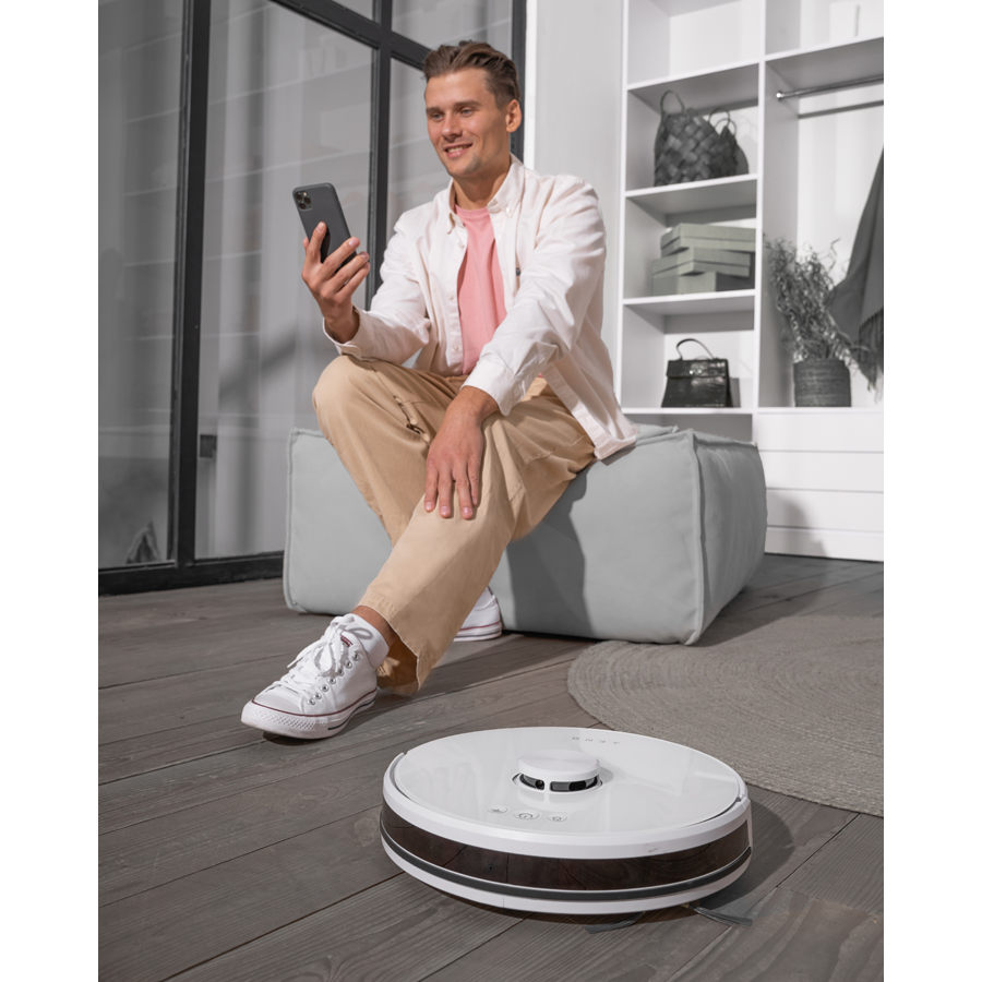AENO RC2S Robot sprzątający 2w1 Mapa 2500Pa Biały