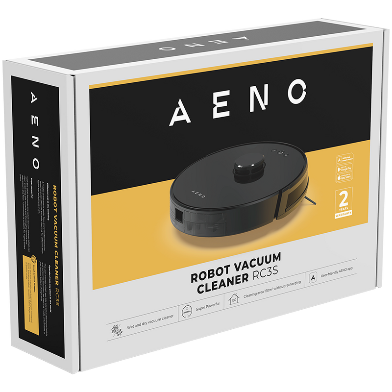 AENO RC3S Robot sprzątający 2w1 Mapa 2500Pa Czarny-10