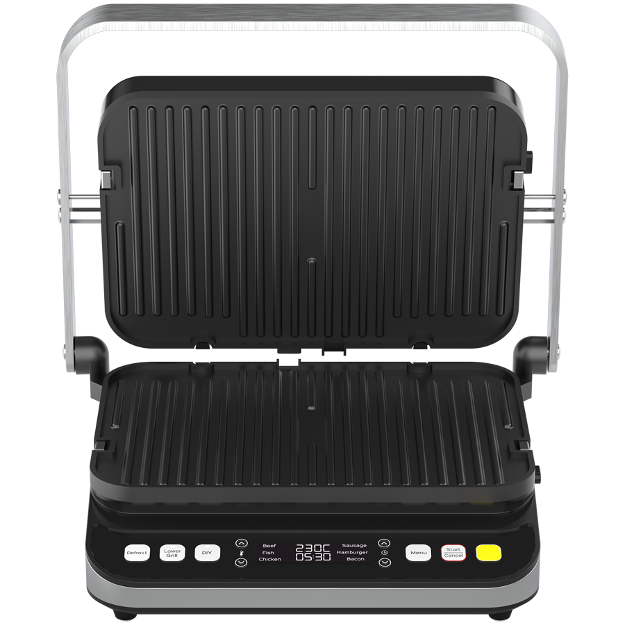 AENO EG5 Grill elektryczny 2000W 6 programów Rozmrażanie 320x220 Czarny-14