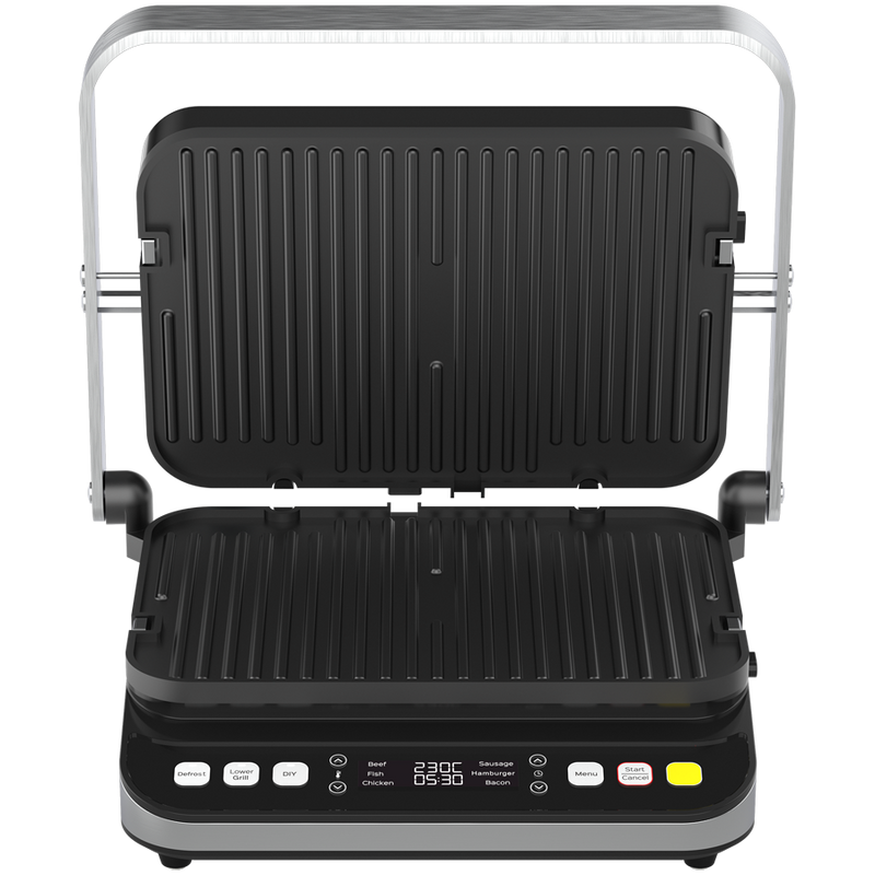 AENO EG5 Grill elektryczny 2000W 6 programów Rozmrażanie 320x220 Czarny-14