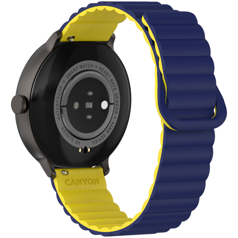 CANYON Smartwatch Jacky SW-69 Niebiesko - Żółty-4
