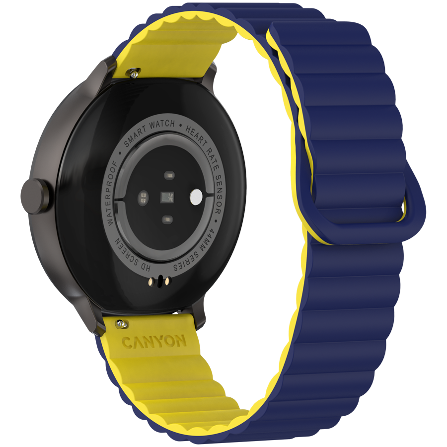 CANYON Smartwatch Jacky SW-69 Niebiesko - Żółty-10