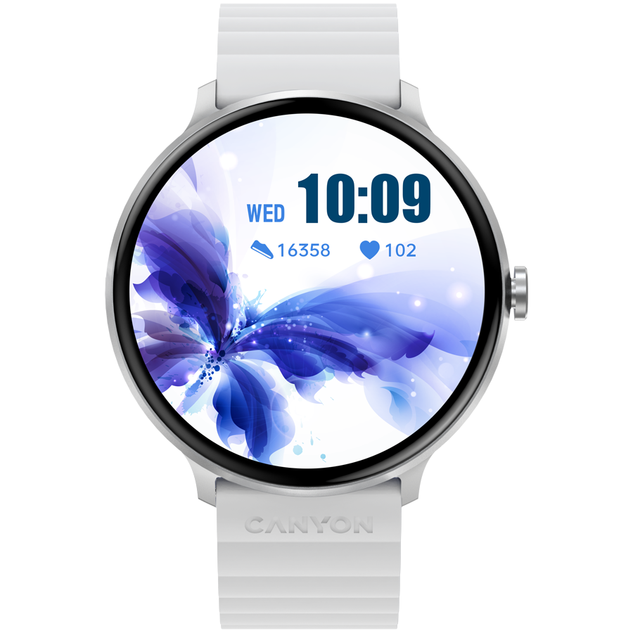 CANYON Smartwatch Jacky SW-69 Biało - Niebieski-7