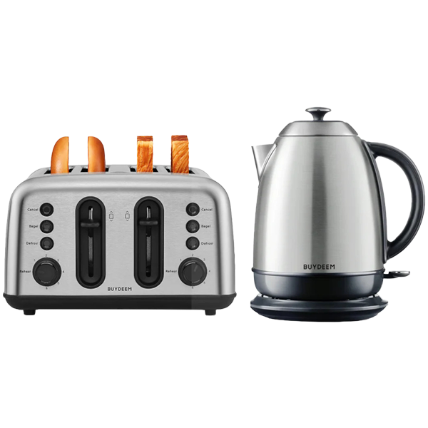 BUYDEEM Czajnik Elektryczny, K640, Stainless Steel, EU