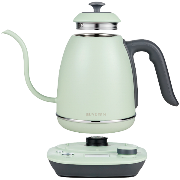 BUYDEEM Czajnik Gooseneck z regulacją temp. K821 Cozy Greenish