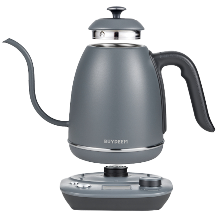 BUYDEEM Czajnik typu Gooseneck z regulacją temperatury, K821, Ink Grey, EU