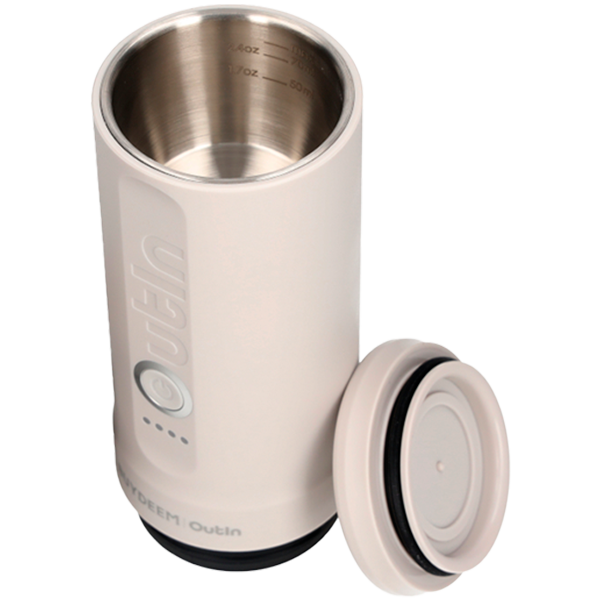 BUYDEEM Przenośny ekspres do kawy, model OTEM-01, kolor Oat White