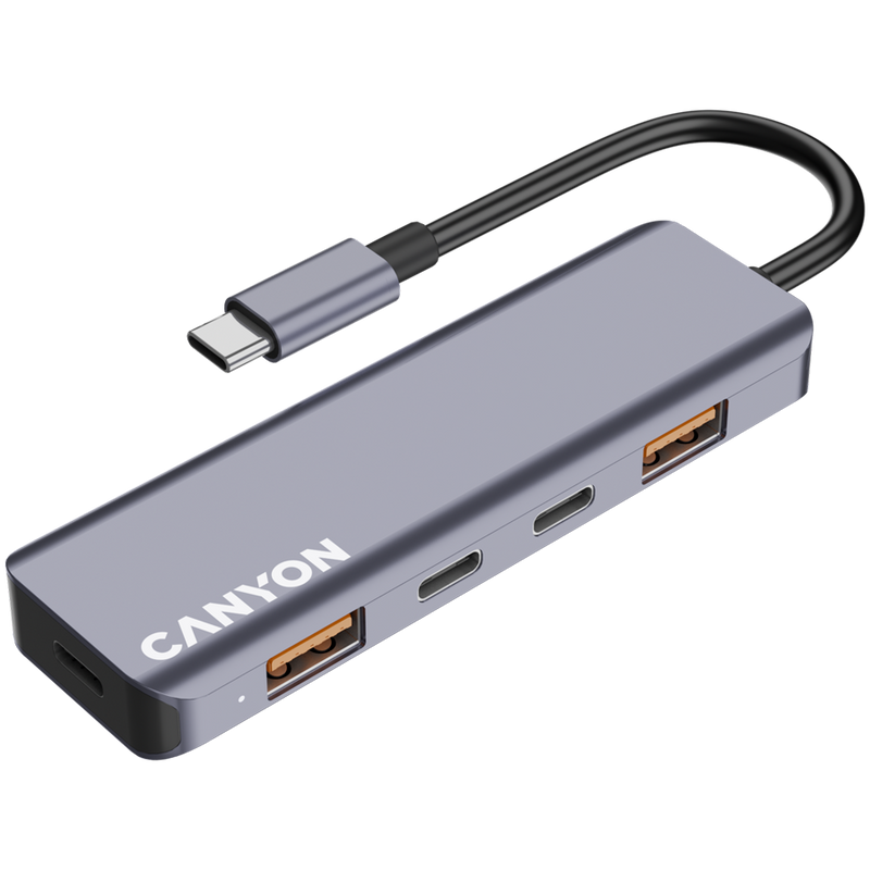 CANYON HUB DS-18 5 w 1 USB-C Szary-4