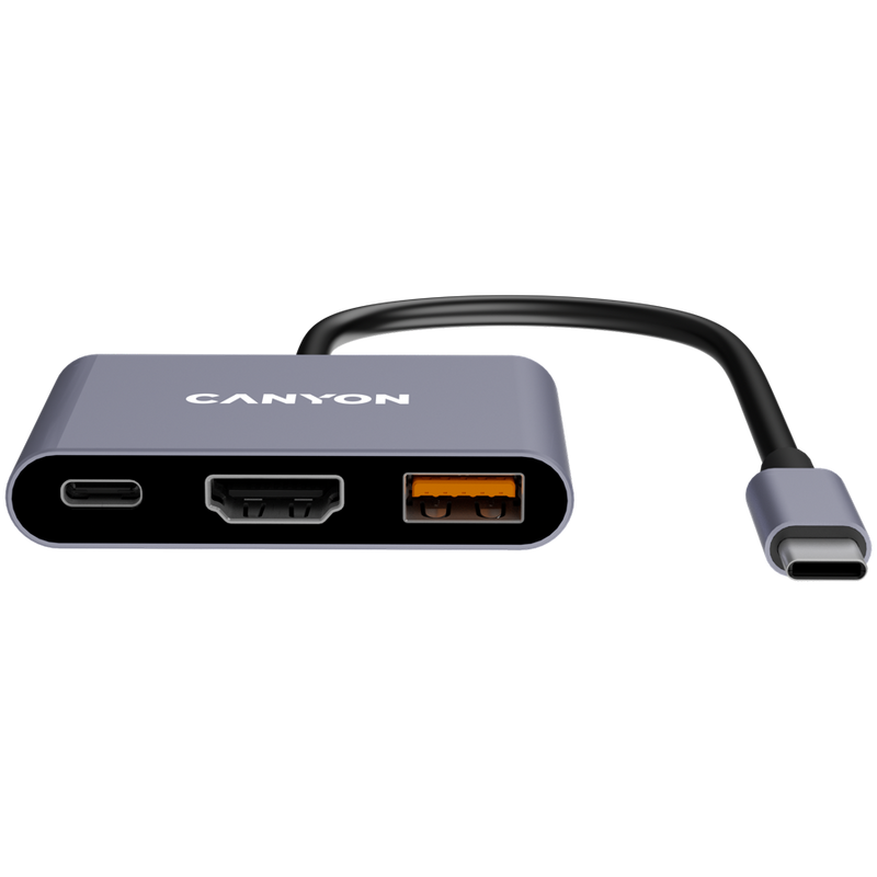 CANYON HUB DS-4 3 w 1 USB-C Szary-2