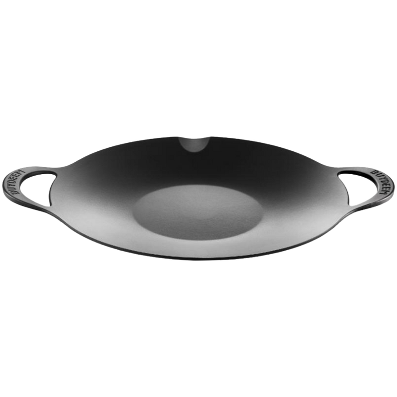 BUYDEEM Aluminiowa taca do grilowania i smażenia 36 cm, CP101, Black-1