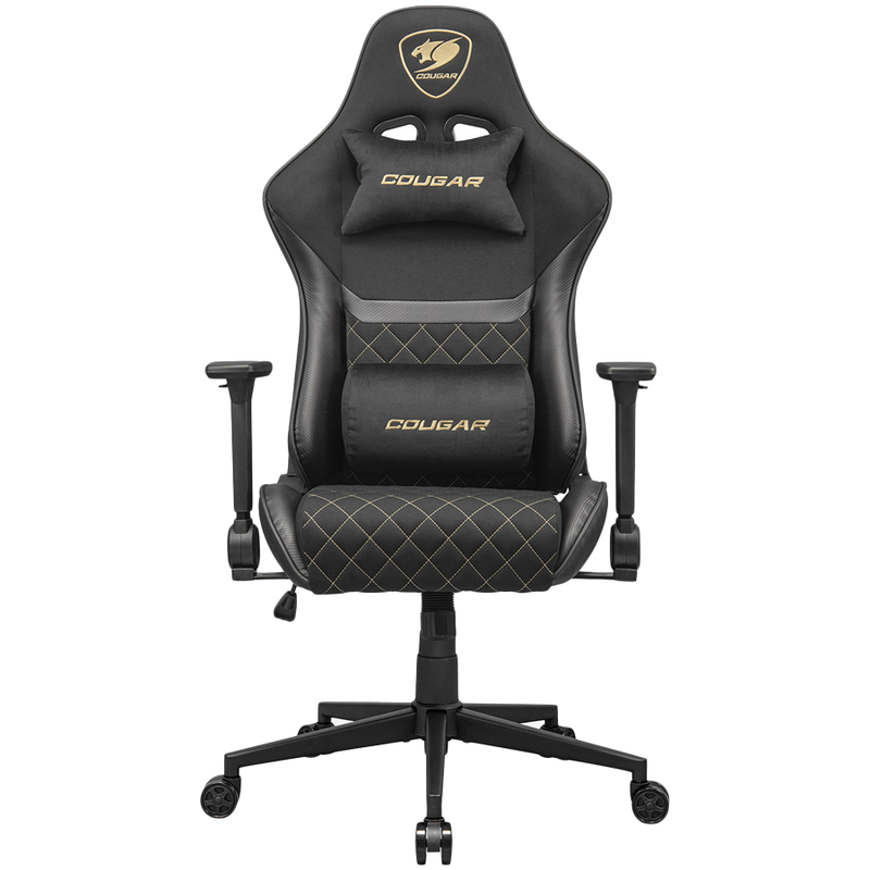 COUGAR Fotel Gamingowy Armor One V2 Gold F, Czarny-1