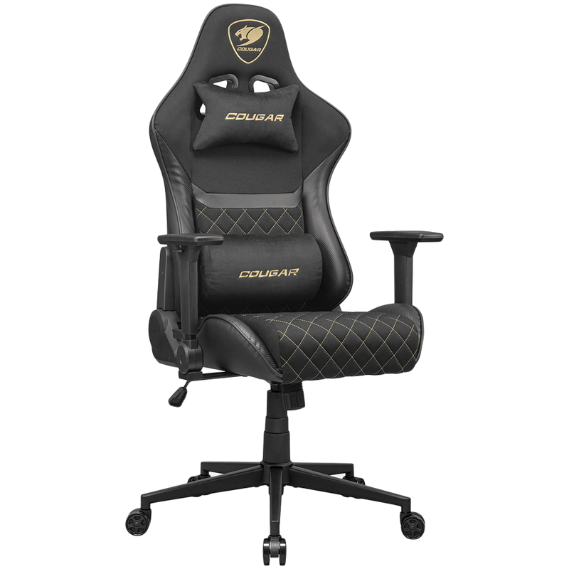 COUGAR Fotel Gamingowy Armor One V2 Gold F, Czarny-2